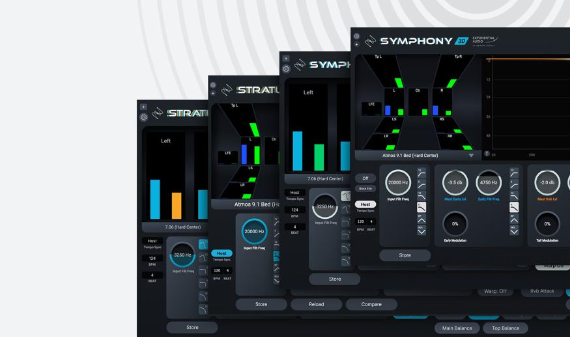 Exponential Audio Stratus 3D          and Symphony 3D